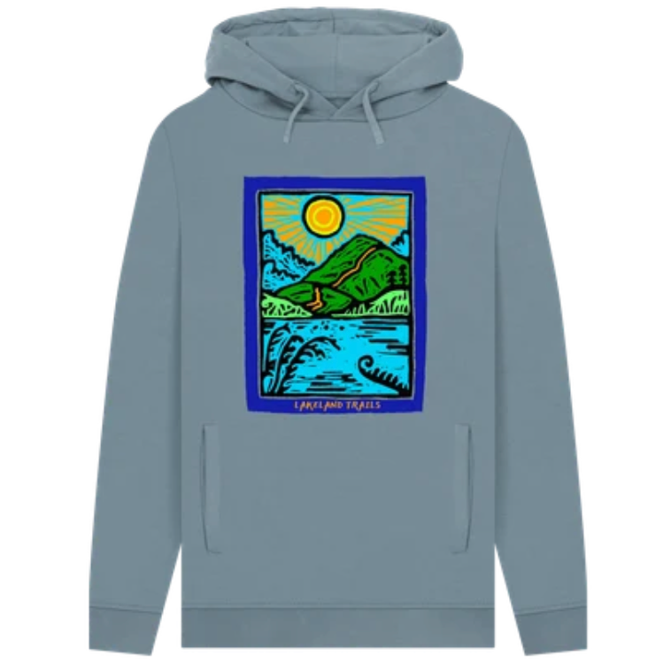 Multicolour Linocut Hoodie