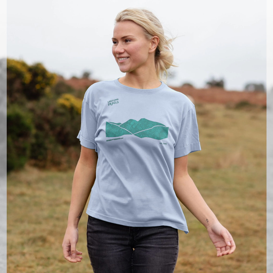 Langdales 100% Organic Cotton Ladies Relaxed Fit Tee