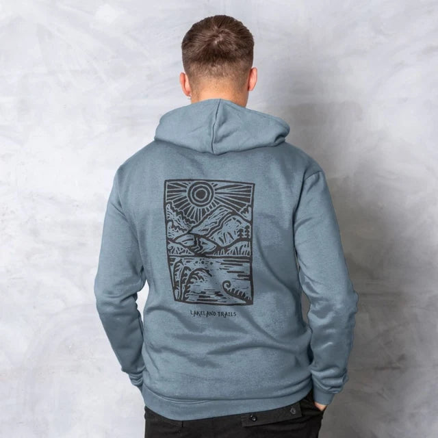 Mono Linocut Hoodie (Unisex)