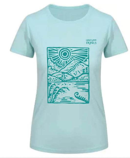 Linoprint Tech Tee - Ladies