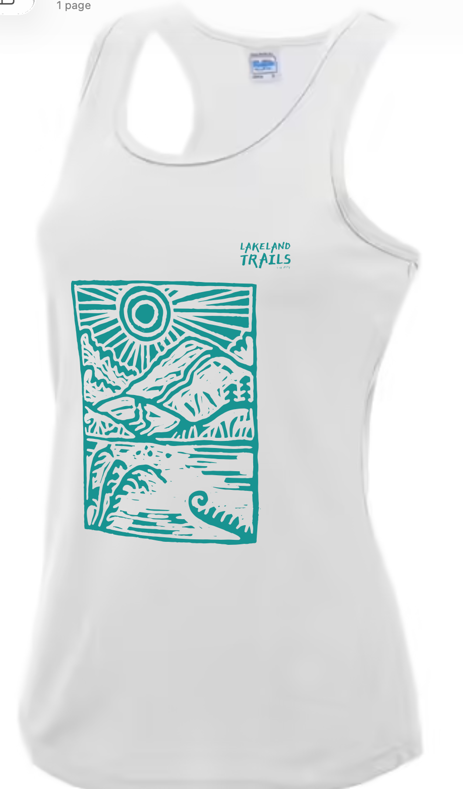 Linoprint Tech Vest - Ladies