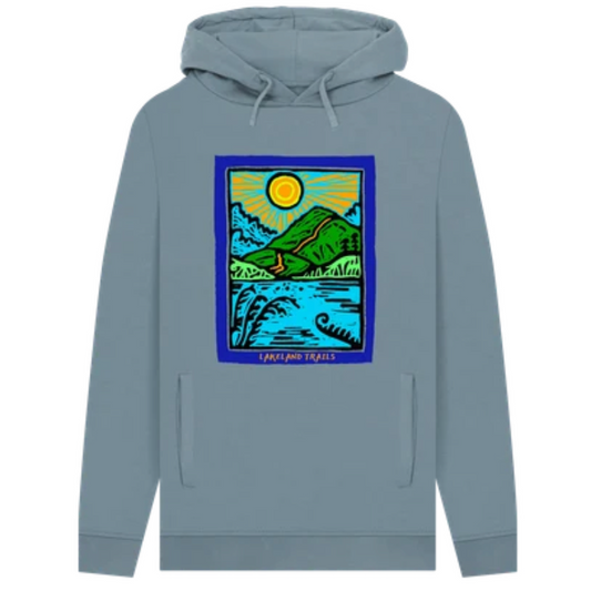 Multicolour Linocut Hoodie