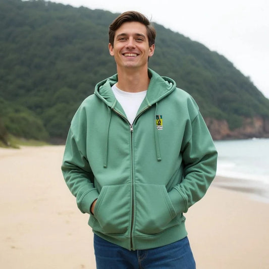 Zip Logo Hoodie