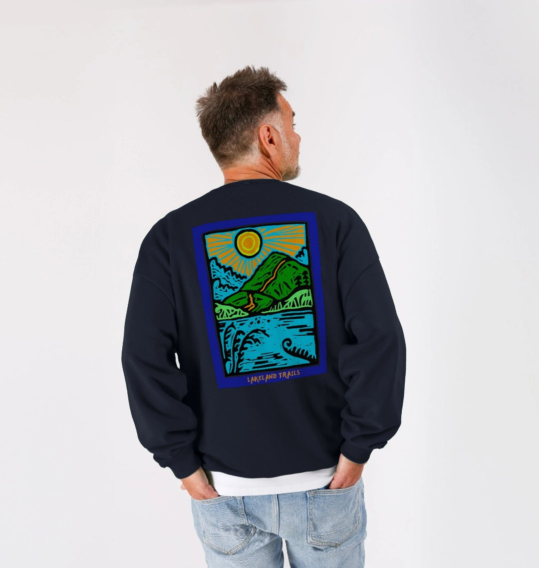 Linoprint Back Sweater